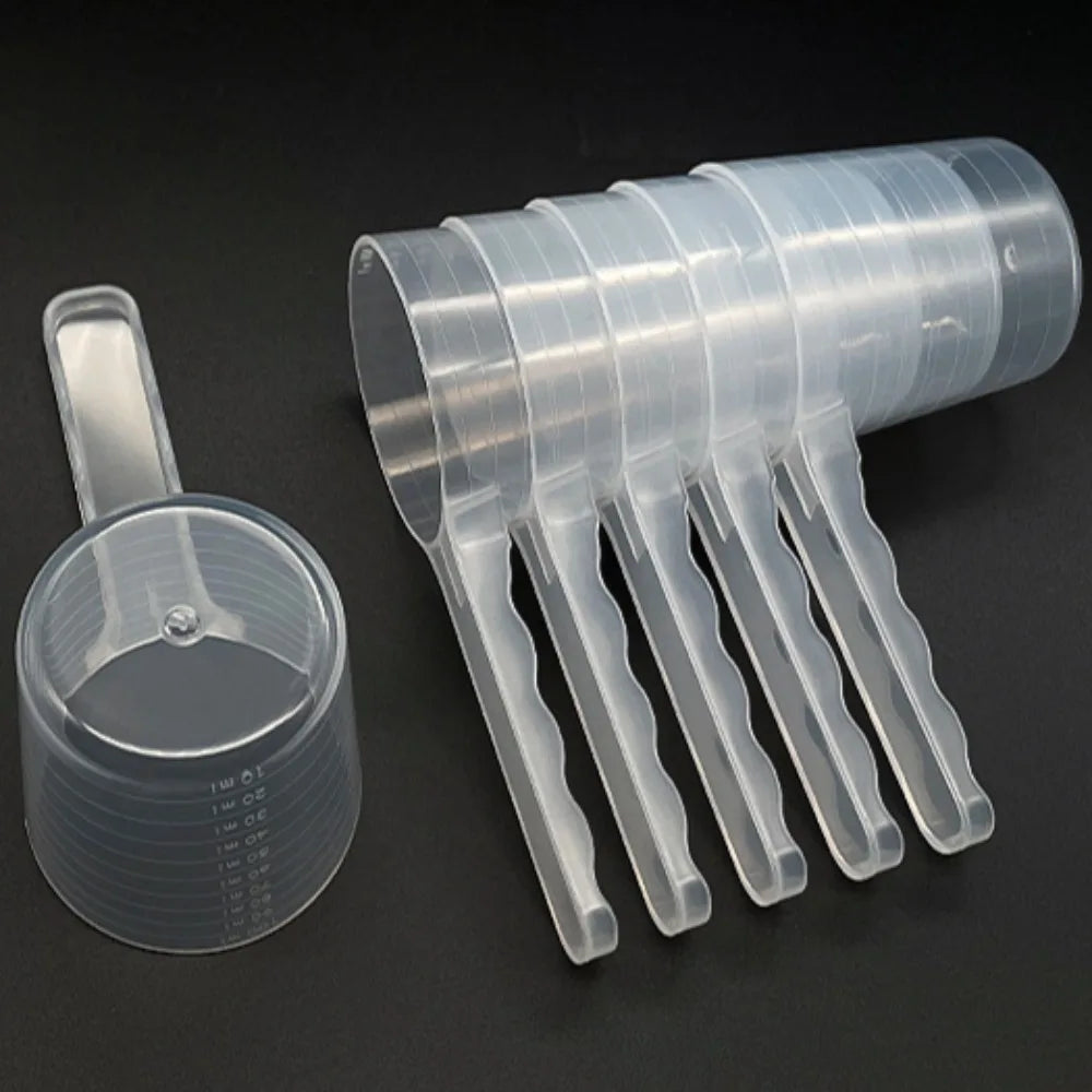 50G Pet Food Shovel Transparent Feeding Scoop Multifunctional Cat Dog Food Measuring Spoon Pet Supplies Dog Food Measure Cup