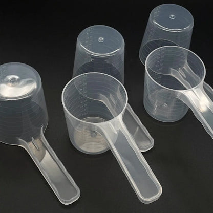 50G Pet Food Shovel Transparent Feeding Scoop Multifunctional Cat Dog Food Measuring Spoon Pet Supplies Dog Food Measure Cup