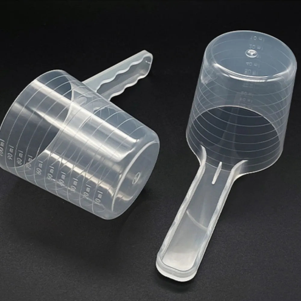 50G Pet Food Shovel Transparent Feeding Scoop Multifunctional Cat Dog Food Measuring Spoon Pet Supplies Dog Food Measure Cup